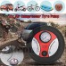 OkaeYa Portable Electric Mini DC 12V Air Compressor Pump for Car and Bike Tyre Tire Inflator (Multicolour)